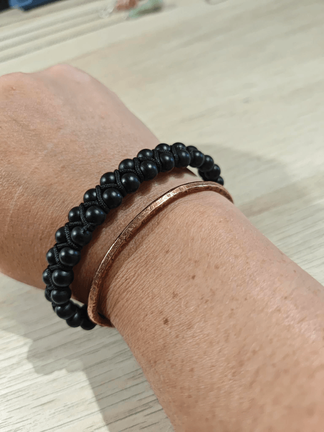 Bracelet en cuivre en jonc fin